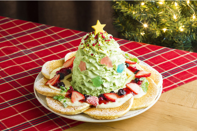 EggsnThingsホノルルクリスマスパンケーキ